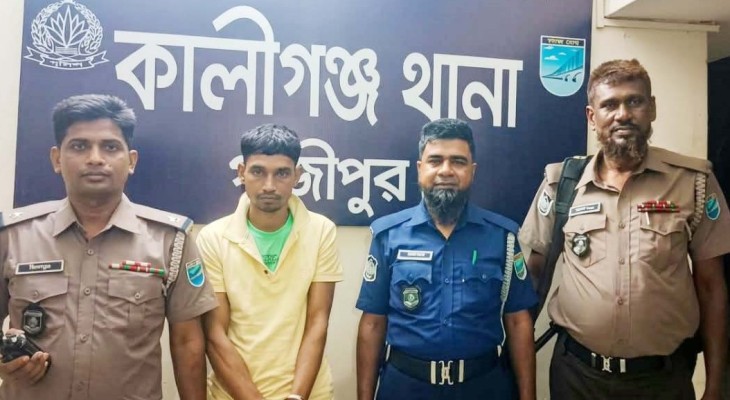 গাজীপুরের কালীগঞ্জে ১৫১ পিস ইয়াবাসহ একজন গ্রেপ্তার